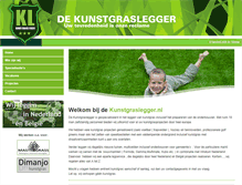 Tablet Screenshot of dekunstgraslegger.nl